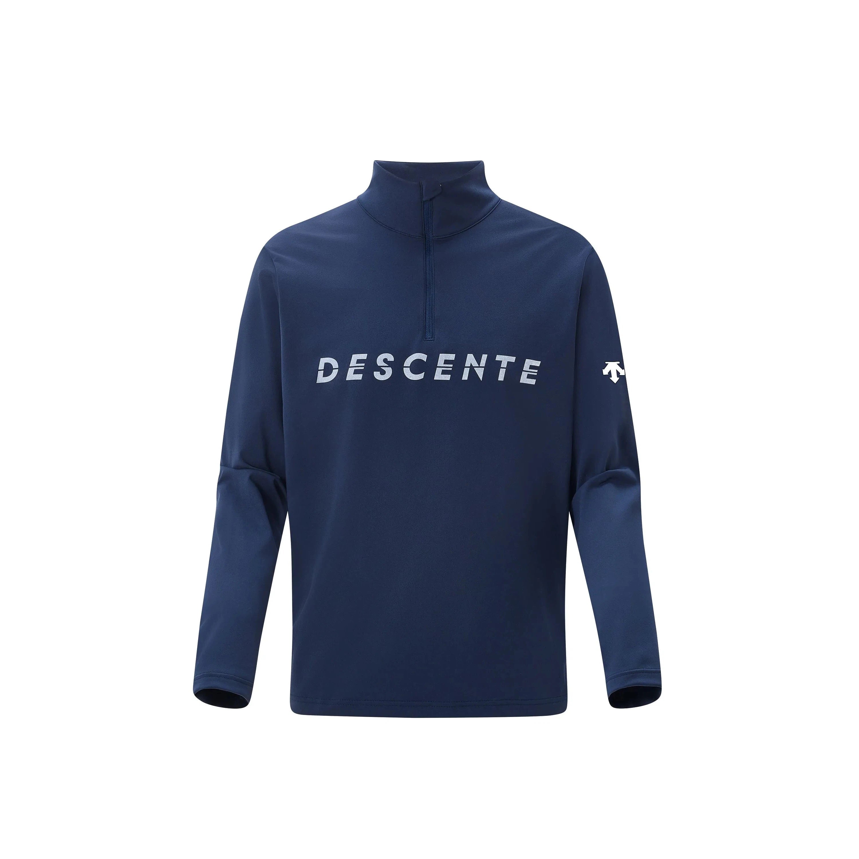 Descente Men's Archer T Neck 2025 - Lightweight Performance Running Shirt for Men | Moisture-Wicking & Breathable Athletic Top for Jogging, Gym & Outdoor Sports