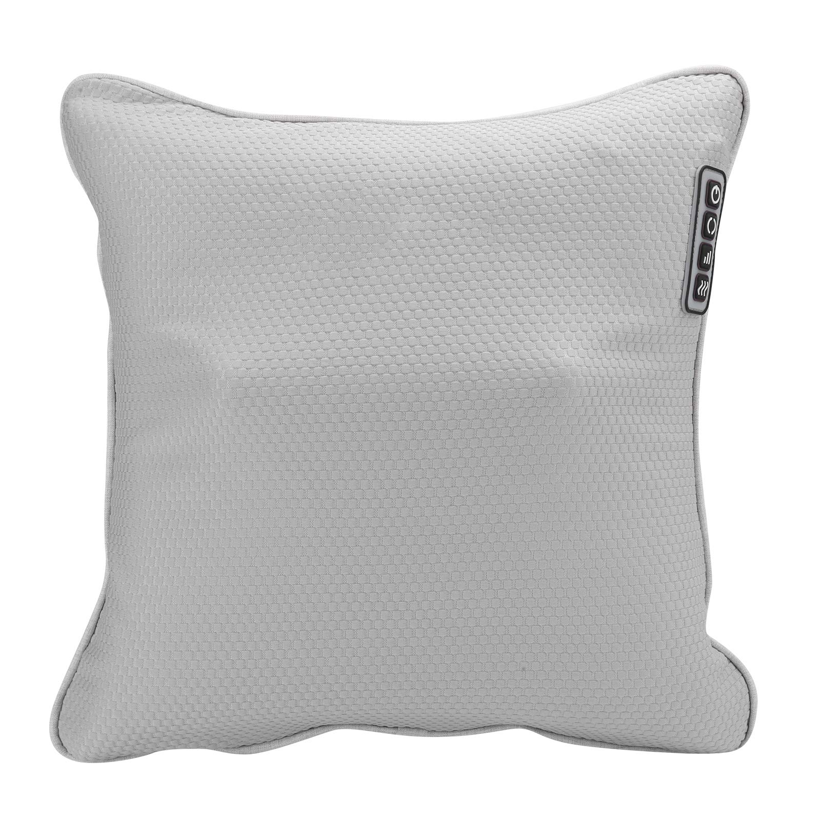 Electric Heating Massage Pillow with Kneading Function - Pure Cotton Back Neck Shoulder Leg Foot Body Massager for Pain Relief - Perfect for Home, Office, Car & Travel Use