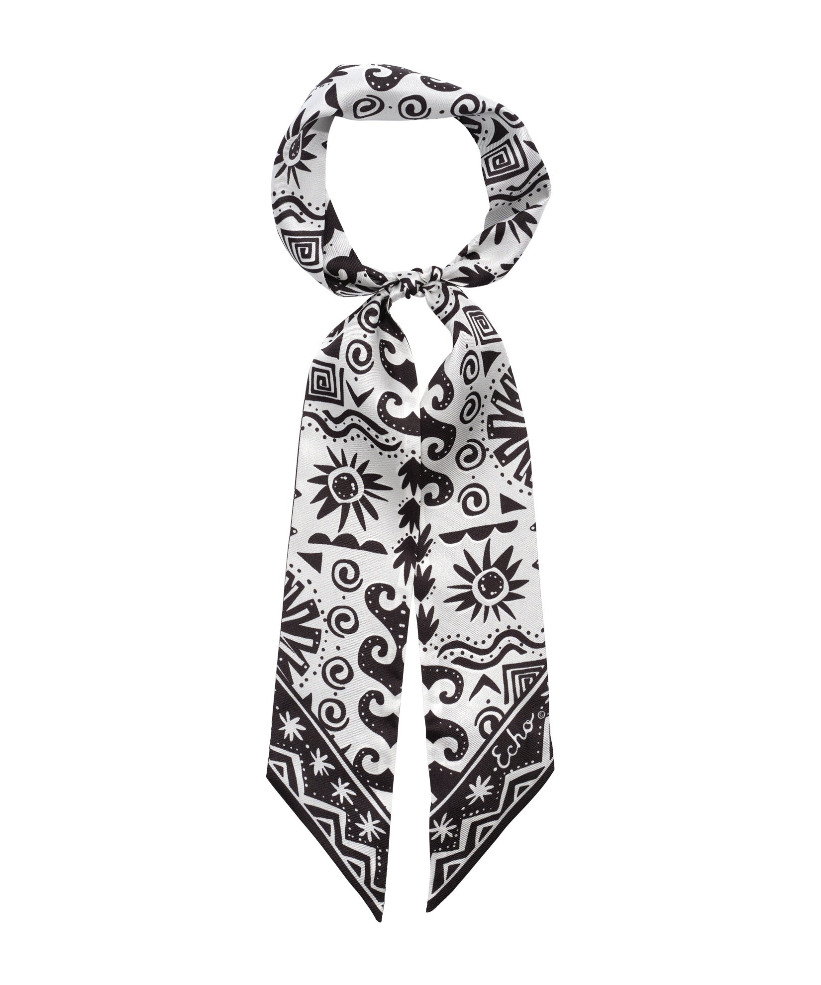 Sun and Surf Silk Ribbon Scarf - Lightweight Summer Beach Accessory for Women - Perfect for Beach Outings, Vacations, and Summer Fashion