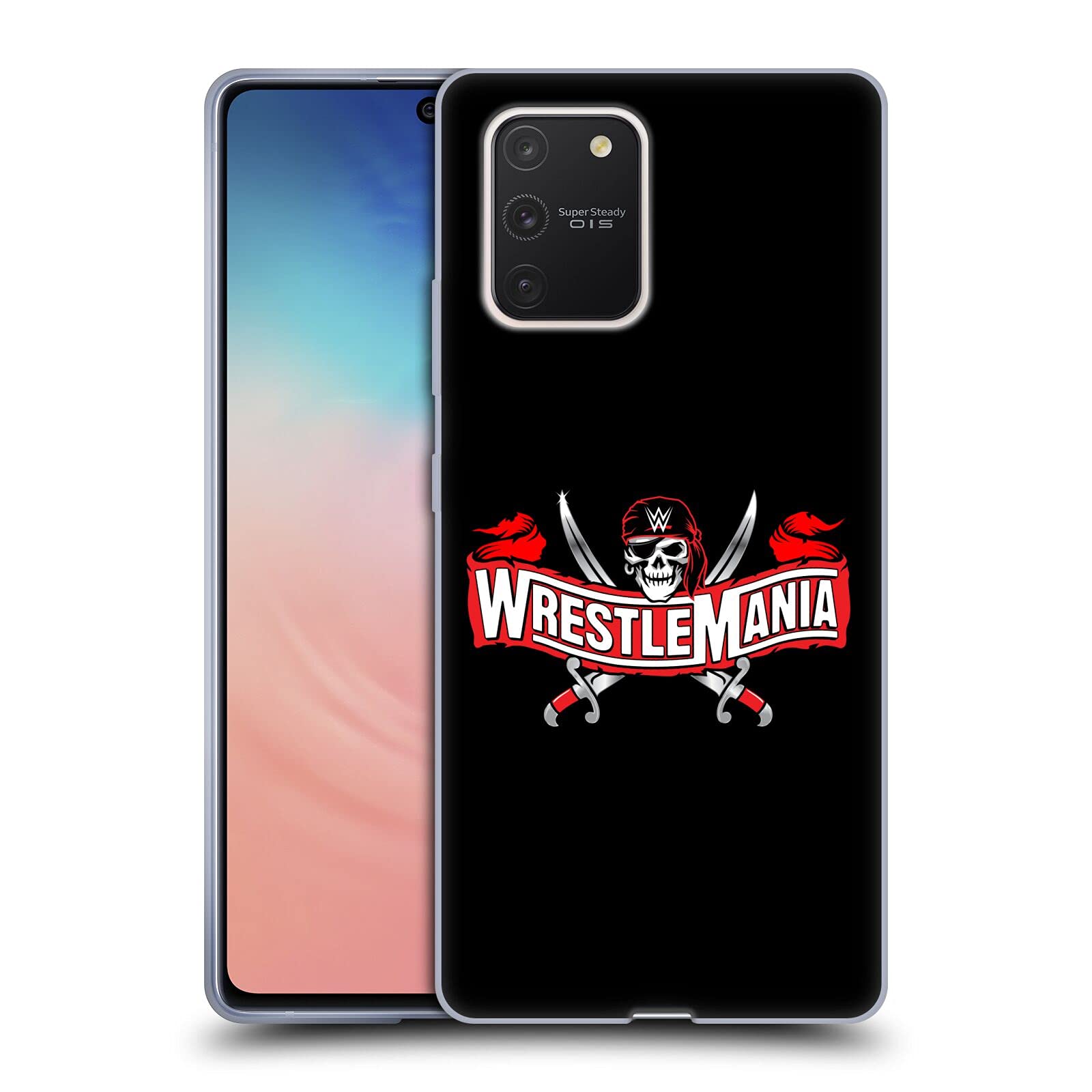 WWE Wrestlemania 37 Official Licensed Soft Gel Case for Samsung Galaxy S10 Lite | Durable Protection & Iconic Design for Fans & Events