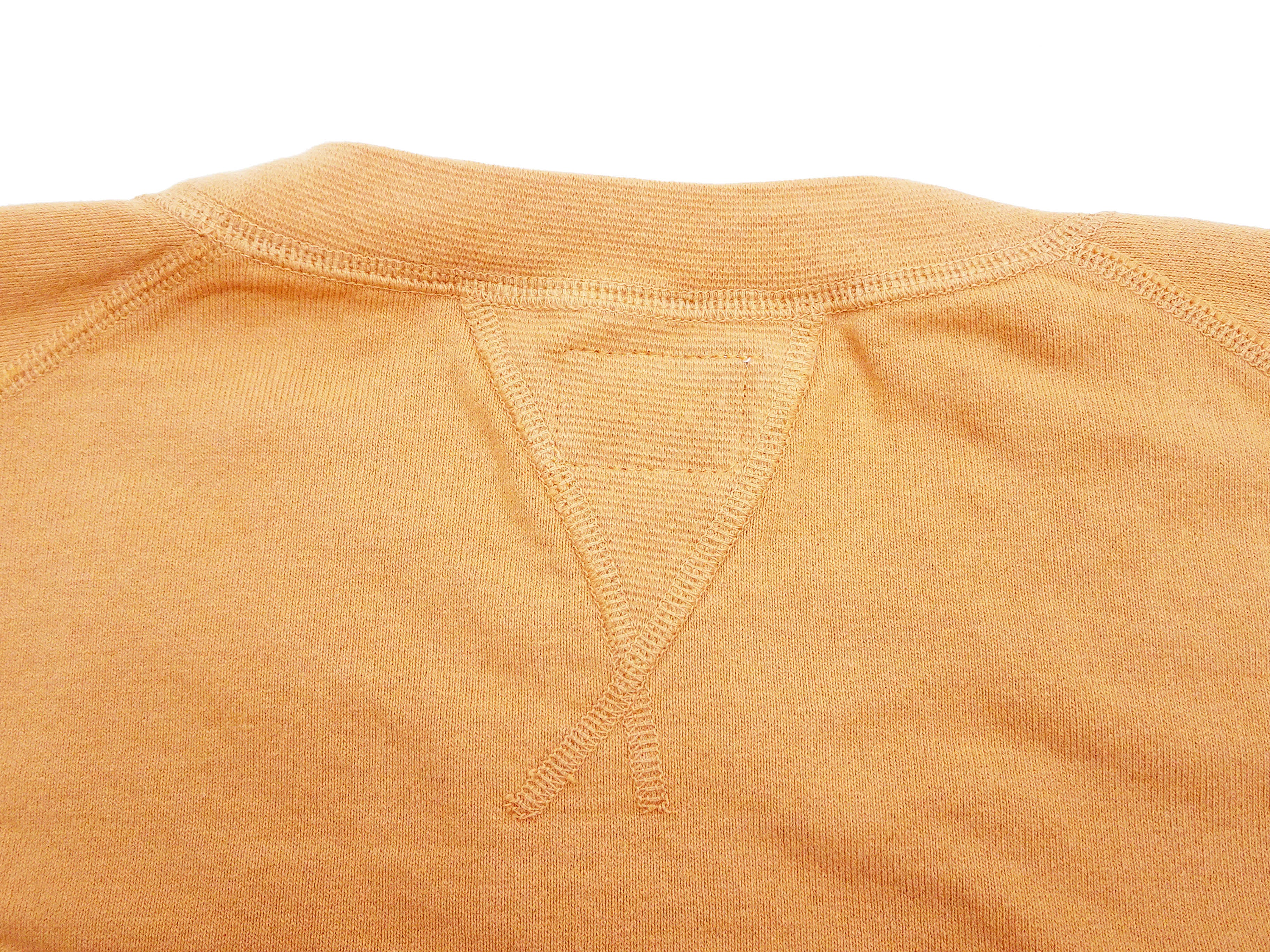 TOYS McCOY Men's Lightweight French Terry Sweatshirt - Solid Color Garment Dyed Pullover (TMC2461 061 Faded Gold) | Casual Wear, Street Style, Everyday Comfort
