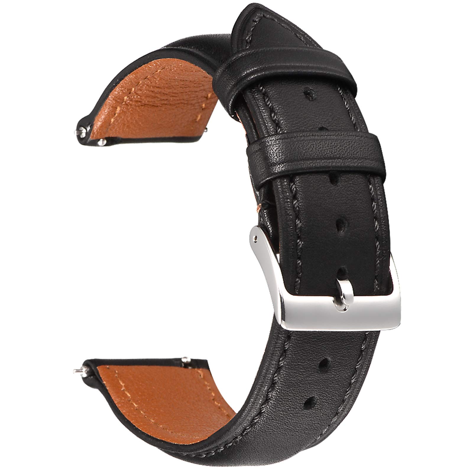 Quick Release Leather Watch Bands for Men & Women | Durable Italy Leather Straps | Perfect for Daily Wear & Gifts