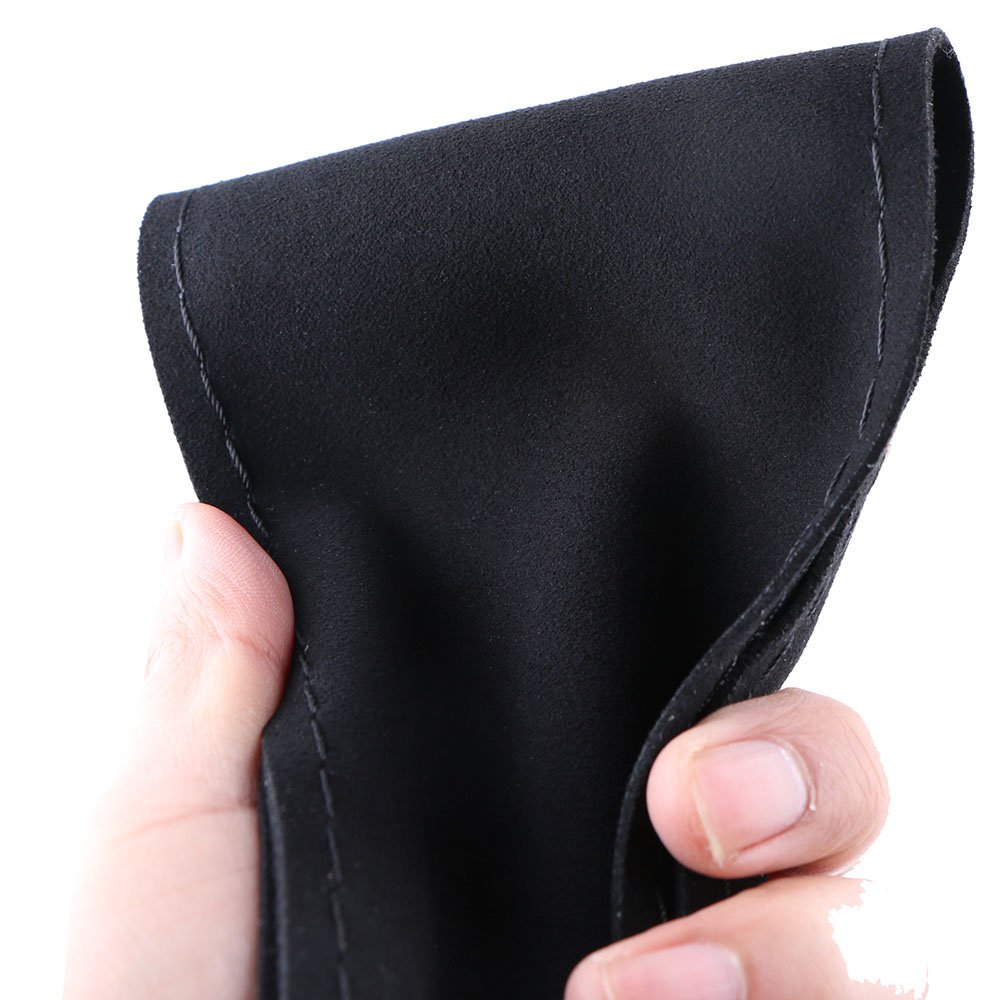 16.5 Inch Universal Suede Car Steering Wheel Cover - Non-Slip Fuzzy Steering Wheel Protector with Needle & Thread for Cars, Trucks & SUVs | Durable & Comfortable Grip for Safe Driving in All Weather Conditions