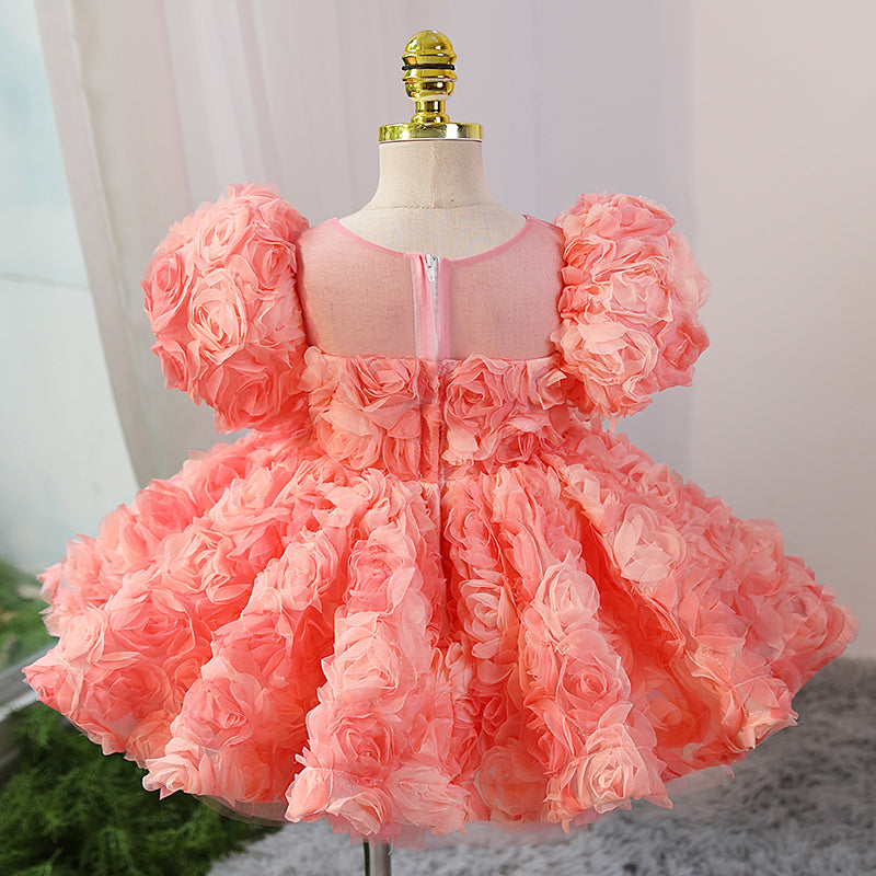 Baby Girl Summer Flower Girl Dress - Princess Wedding & Birthday Party Outfit for Toddlers - Perfect for Special Occasions & Photo Shoots