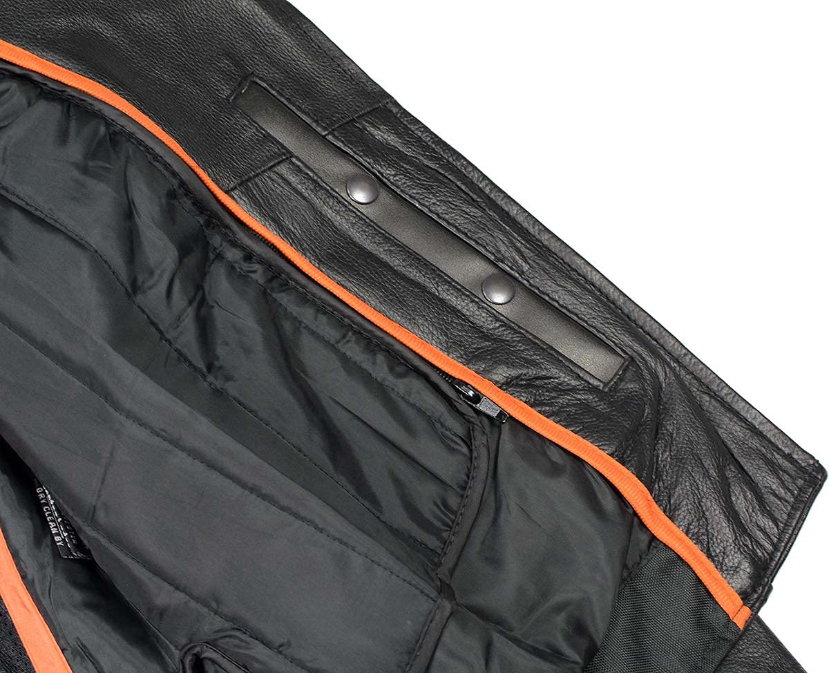 Milwaukee Leather LKL2710 Women's Classic Black Braided Motorcycle Jacket with Studded Back - Stylish & Protective Riding Gear for Harley, Cruiser & Street Bikes - Perfect for Daily Commute & Weekend Adventures