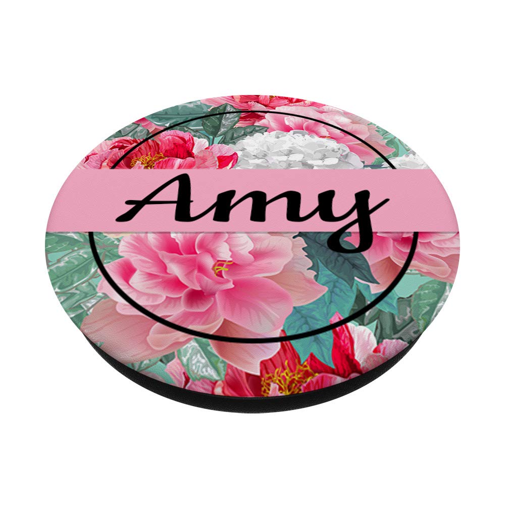 Personalized Floral Monogram Gift - Pink, Black & White Rose Design for Home Decor, Wedding Favors & Special Occasions