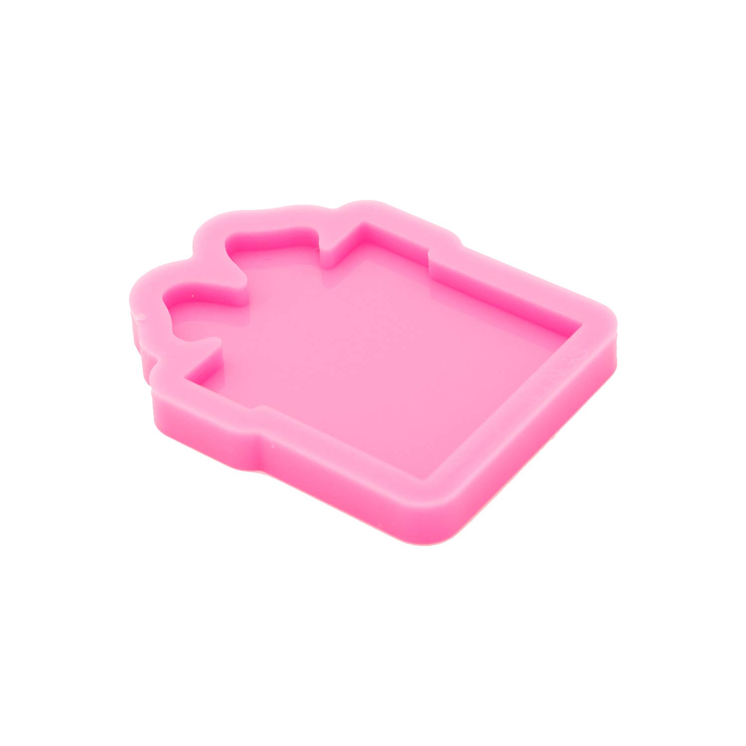 Premium Glossy Christmas Box Style Silicone Molds for Badge Reels - Epoxy Resin Craft Molds for DIY Jewelry Making - Perfect for Holiday Gifts & Handmade Accessories