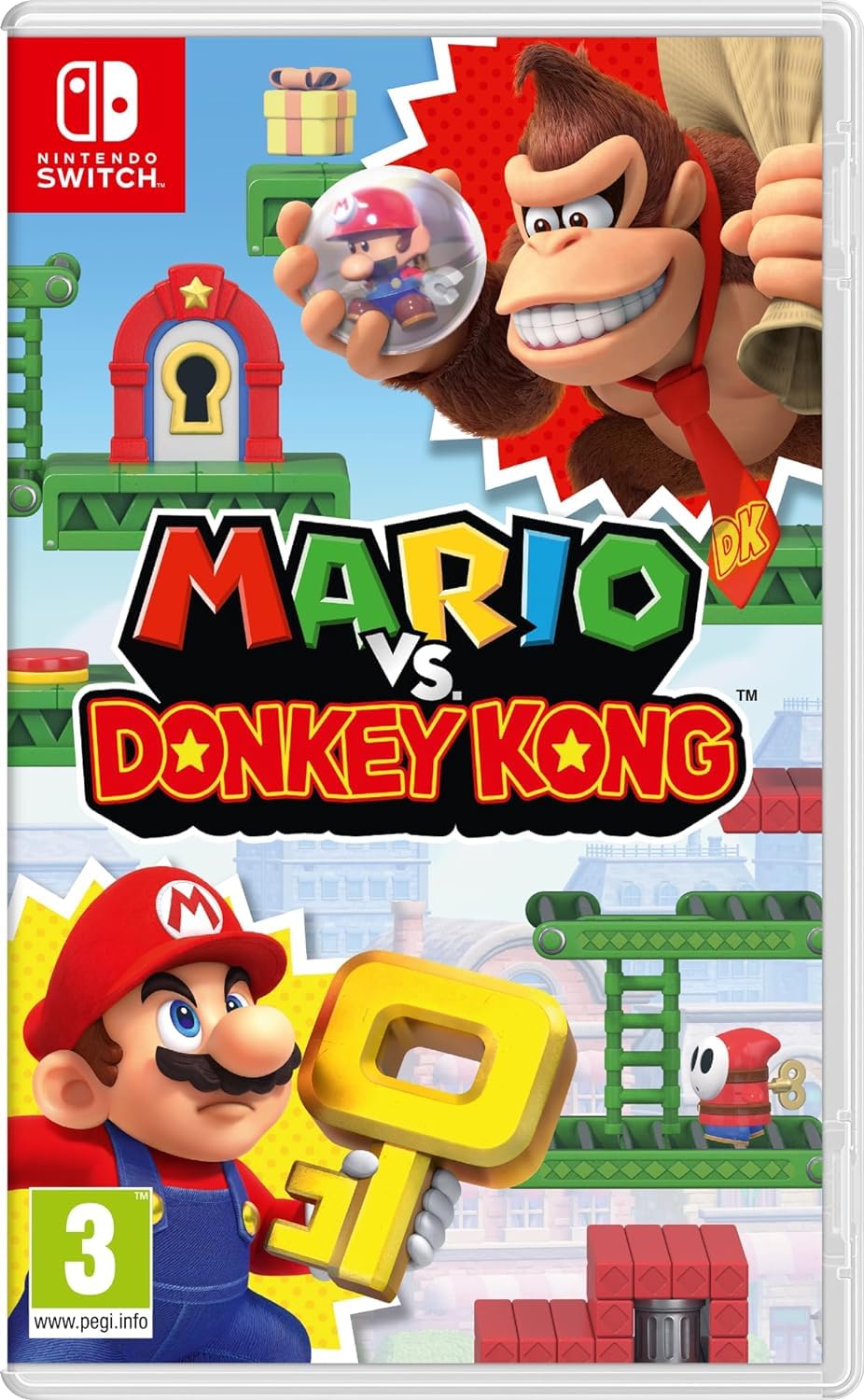 Mario vs Donkey Kong - Nintendo Switch Game (UK PAL Version) - Fun Adventure Game for Family Game Night & Party Entertainment