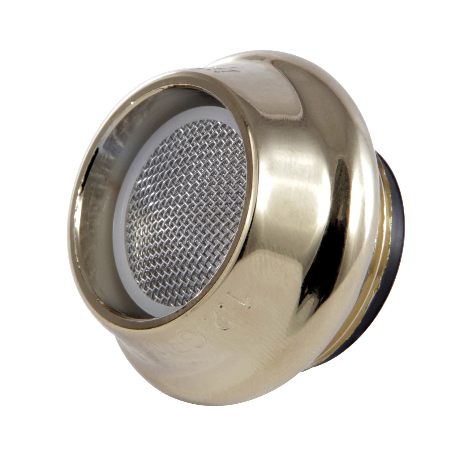 Cal Green Z12KBSA8912 1.2 GPM Brass Faucet Aerator - 15/16 Inch 27 UNS Thread, Polished Finish - Perfect for Kitchen & Bathroom Sink Water Conservation