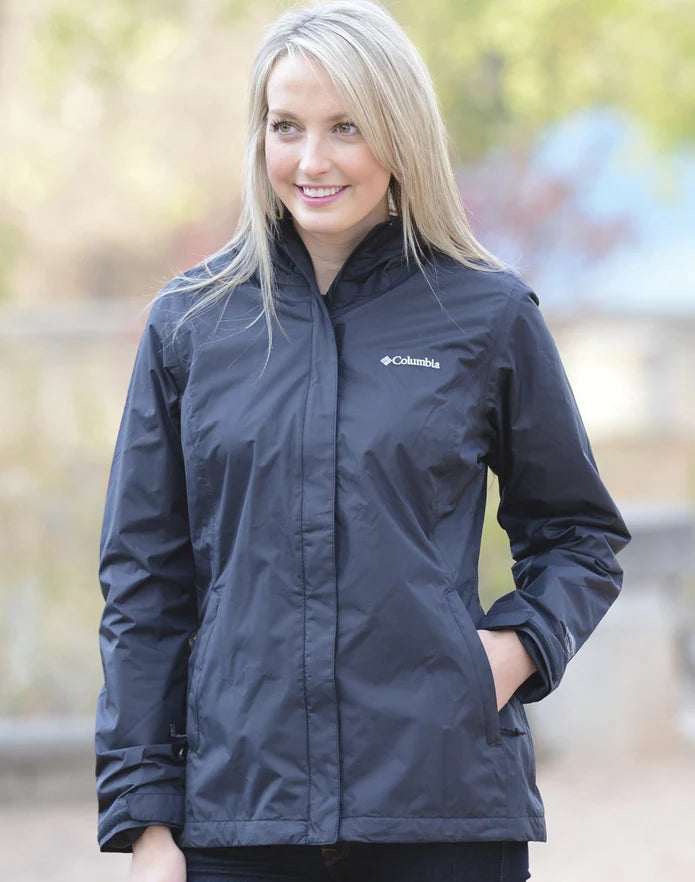 Columbia Women's Arcadia II Waterproof Rain Jacket - Lightweight, Breathable Windbreaker for Hiking, Camping & Outdoor Activities