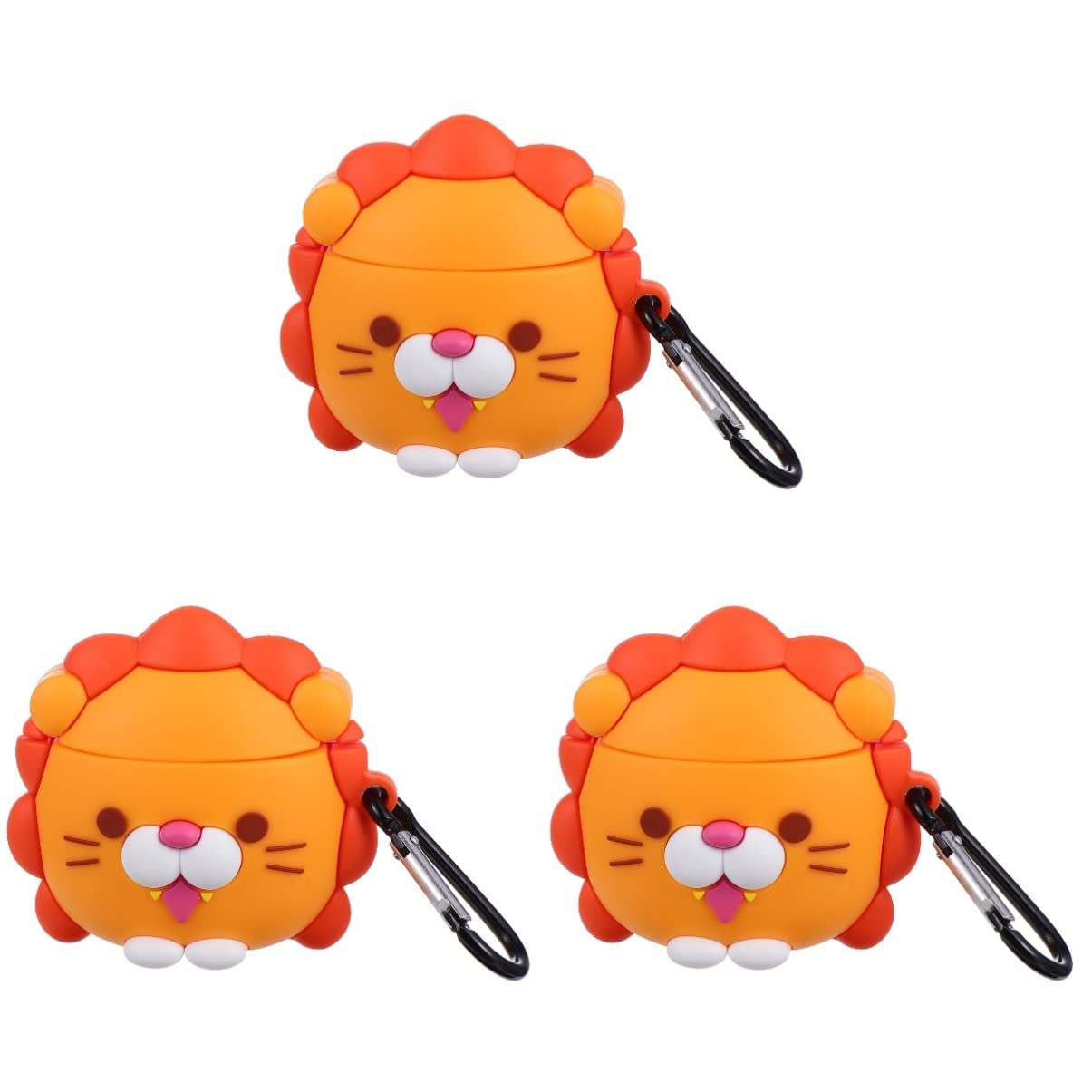 MILISTEN 3-Pack Cartoon Wireless Headphone Hard Case Cover - Cute Protective Storage for AirPods, Beats, Sony Headphones - Perfect for Travel, School, Gym & Daily Use