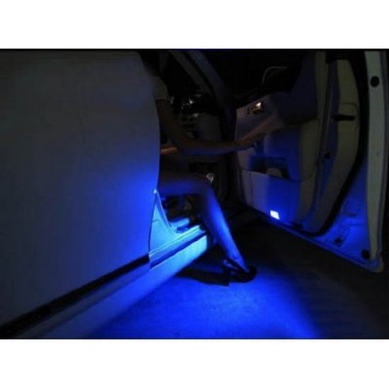 Blue 43mm 211 2 212 2 214 2 578 12 SMD 3528 Rigid Loop LED Bulbs - Bright Energy-Efficient Door Lights for Home & RV Entryways