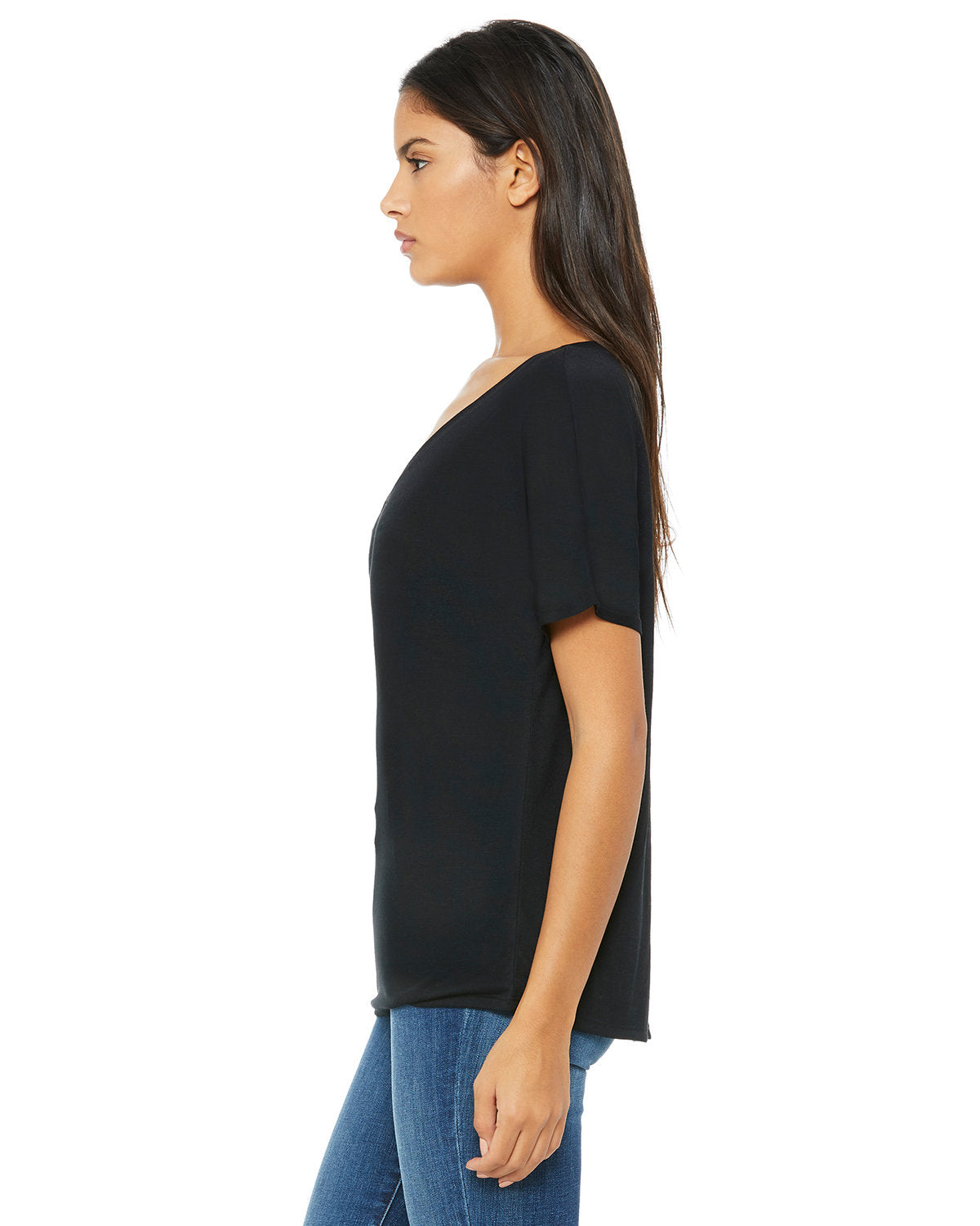 Bella + Canvas 8815 Women's Slouchy V-Neck T-Shirt - Soft & Comfortable Casual Tee for Everyday Wear, Lounge, and Outfits