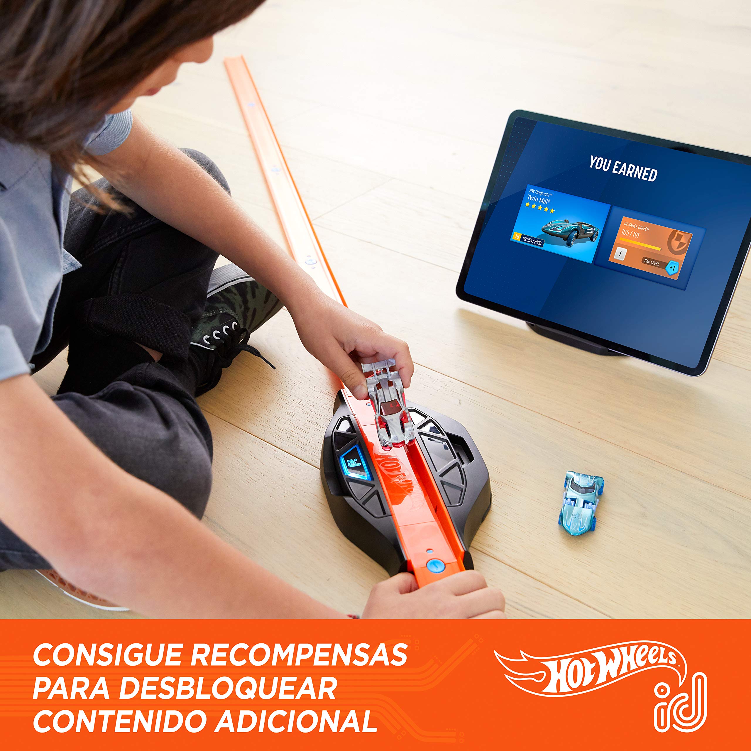 Hot Wheels ID Race Portal with Car - Interactive Racing Toy for Kids Ages 8+ - Perfect for Indoor Play & Digital Racing Battles