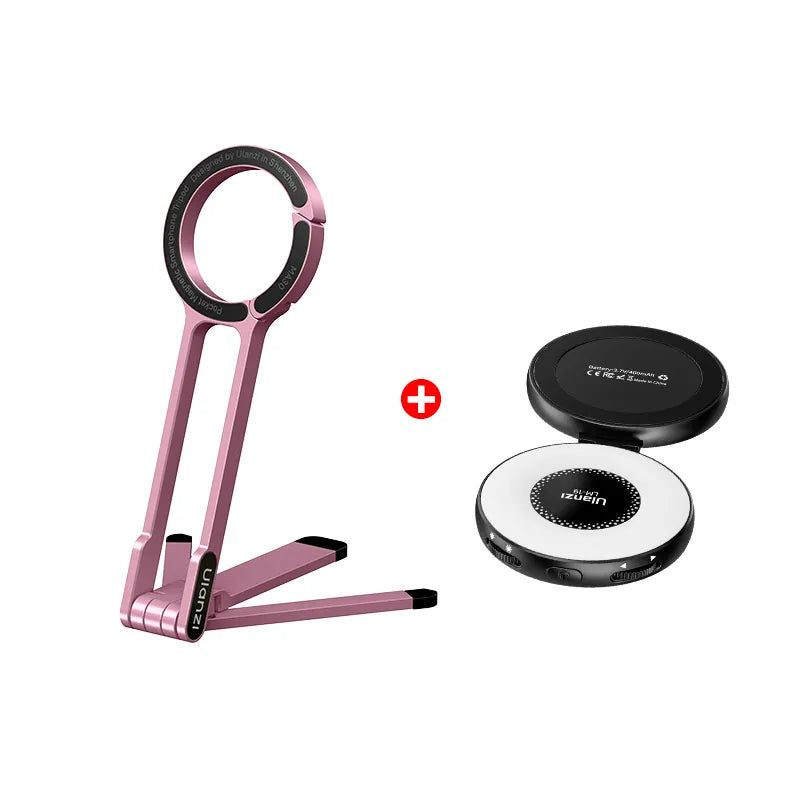 Ulanzi MA30 Clip-On Phone Tripod Stand - Adjustable Mount for Smartphones, Vlogging, Photography & Live Streaming | Perfect for Travel, Hiking & Outdoor Adventures