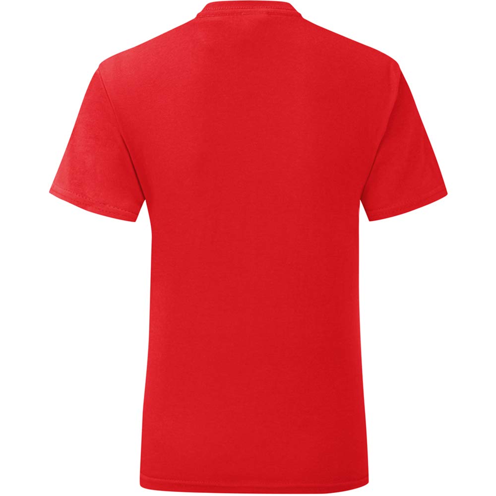 Fruit of the Loom Men's Classic Cotton Crewneck T-Shirt - 3XL (Red) | Comfortable Casual Wear for Everyday, Gym & Lounge