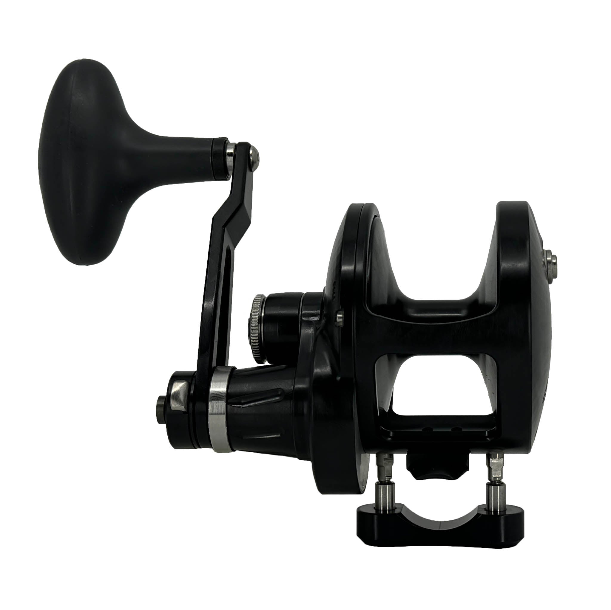 Accurate Valiant Matte Black Lever Drag Fishing Reel - Saltwater & Freshwater Fishing Gear for Offshore, Inshore, and Surf Casting