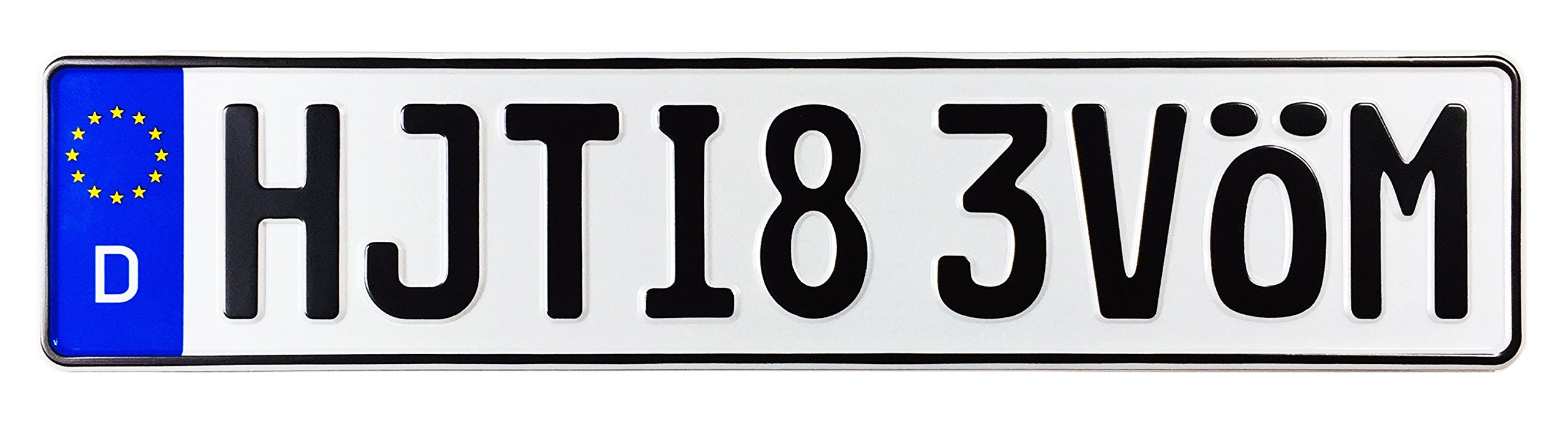 Funny German License Plate - Move Bitch Novelty Car Tag - Perfect for Car Enthusiasts & Prank Gifts