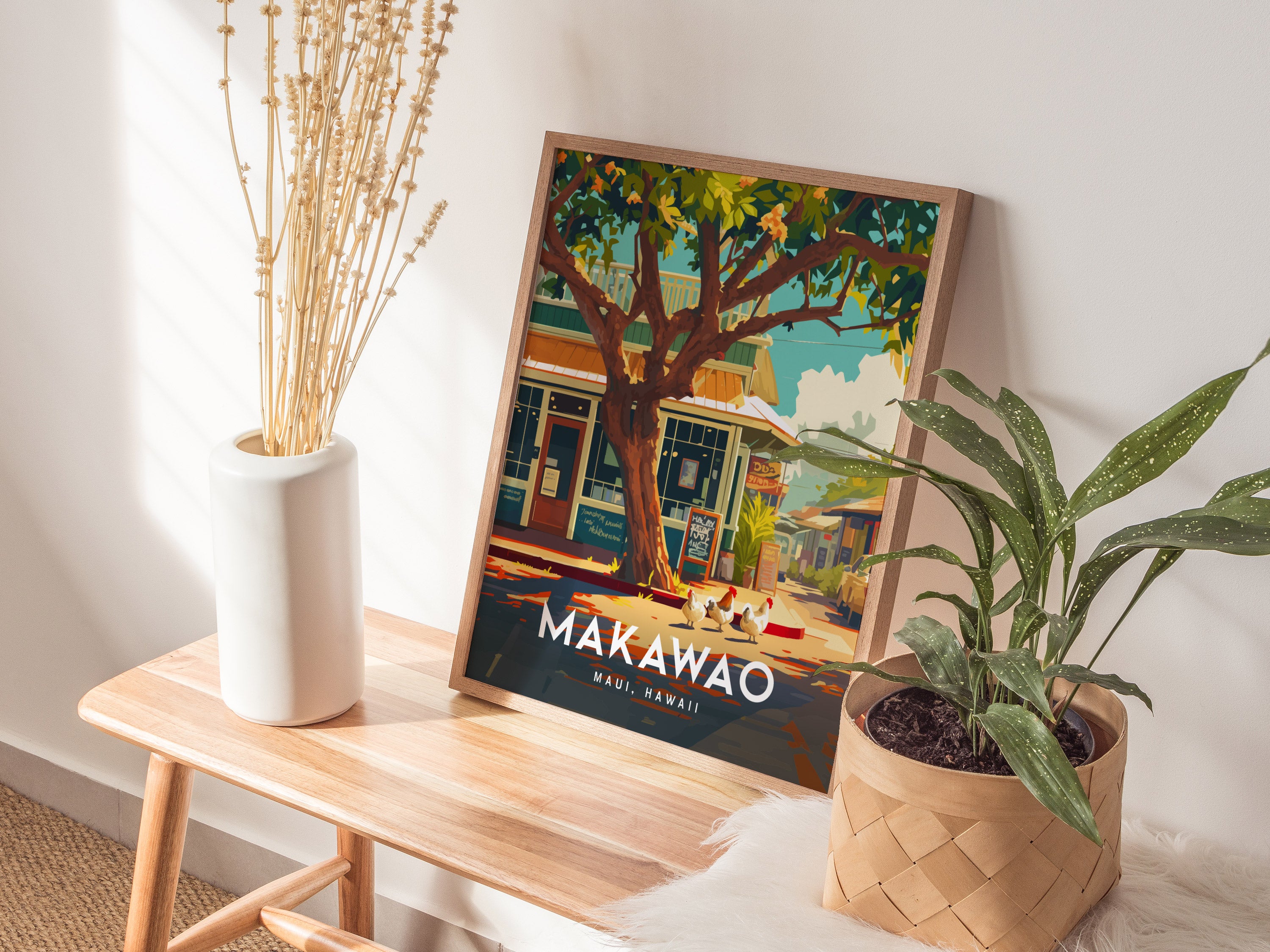 Makawao, Maui, Hawaii - Authentic Hawaiian Souvenirs & Gifts for Travelers & Island Lovers | Perfect for Home Decor, Vacation Memories & Hawaiian-Themed Parties