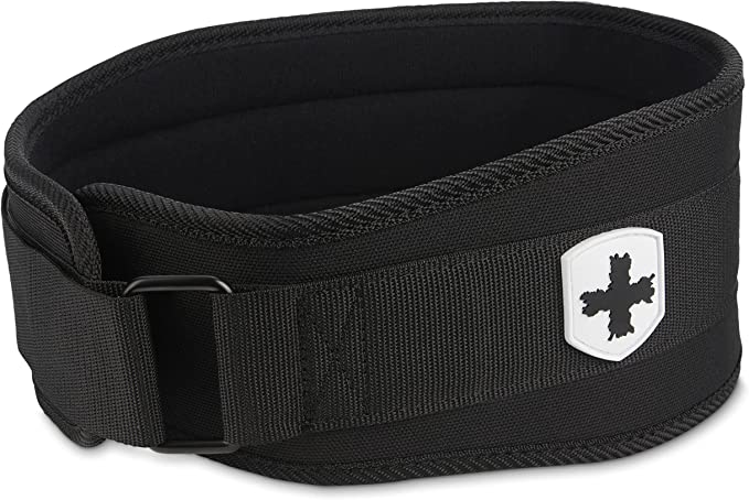 Harbinger Unisex 4.5-Inch Foam Core Weightlifting Belt - Black | Premium Support for CrossFit, Powerlifting & Strength Training