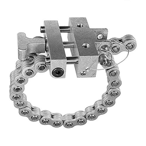 Heavy Duty Silver Chain Pole Clamp for Outdoor Lighting - Secure Hanging Solution for String Lights, Lanterns & Garden Decor (Patio, Backyard, Party Decorations)