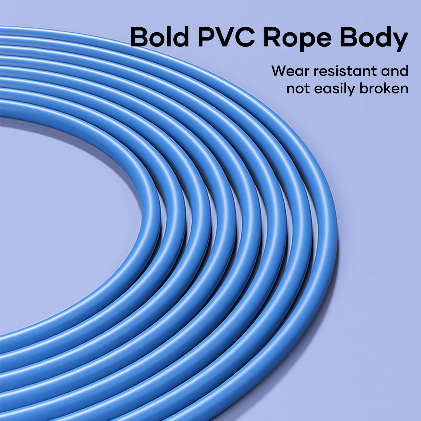 Adjustable Jump Rope with Ball Bearings - Tangle-Free High Speed Steel Cable for Men, Women & Kids - Foam Handles for Home Workouts & Fitness Training - Perfect for Cardio, Boxing, CrossFit & Weight Loss Exercises