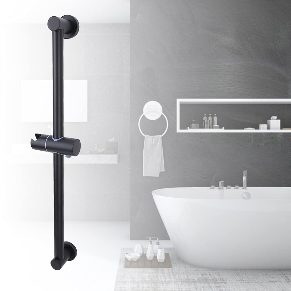 Premium Shower Head Holder with Rounded Edges - Adjustable Shower Lifter for Bathroom, Wall Mounted Shower Arm Bracket - Perfect for Relaxing Spa Experience & Handicap Accessibility