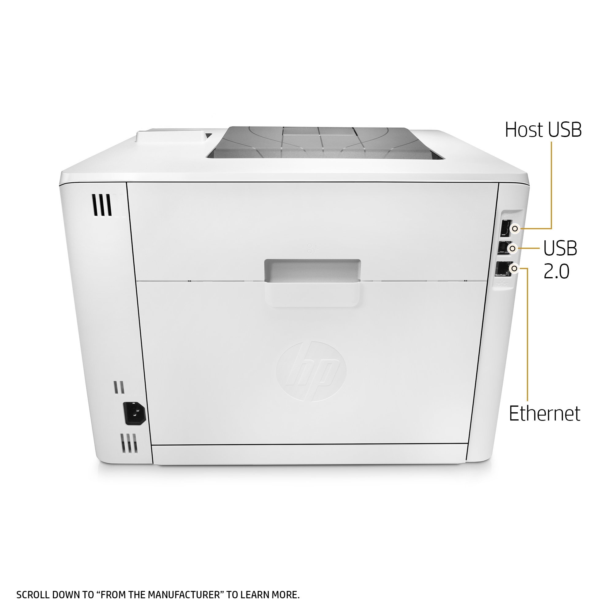 HP LaserJet Pro M452nw Wireless Color Laser Printer with Ethernet | Fast Printing & Scanning | Home Office & Small Business Use (Renewed, CF388A)