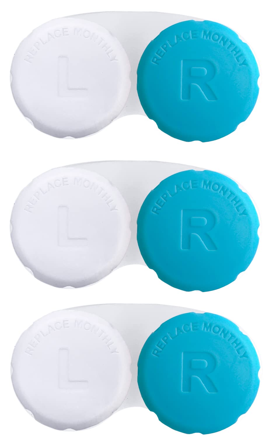 Blue Contact Lens Case for Travel & Daily Use - Compact, Leak-Proof Storage for Contacts on the Go - Perfect for Gym, Office, and Vacation