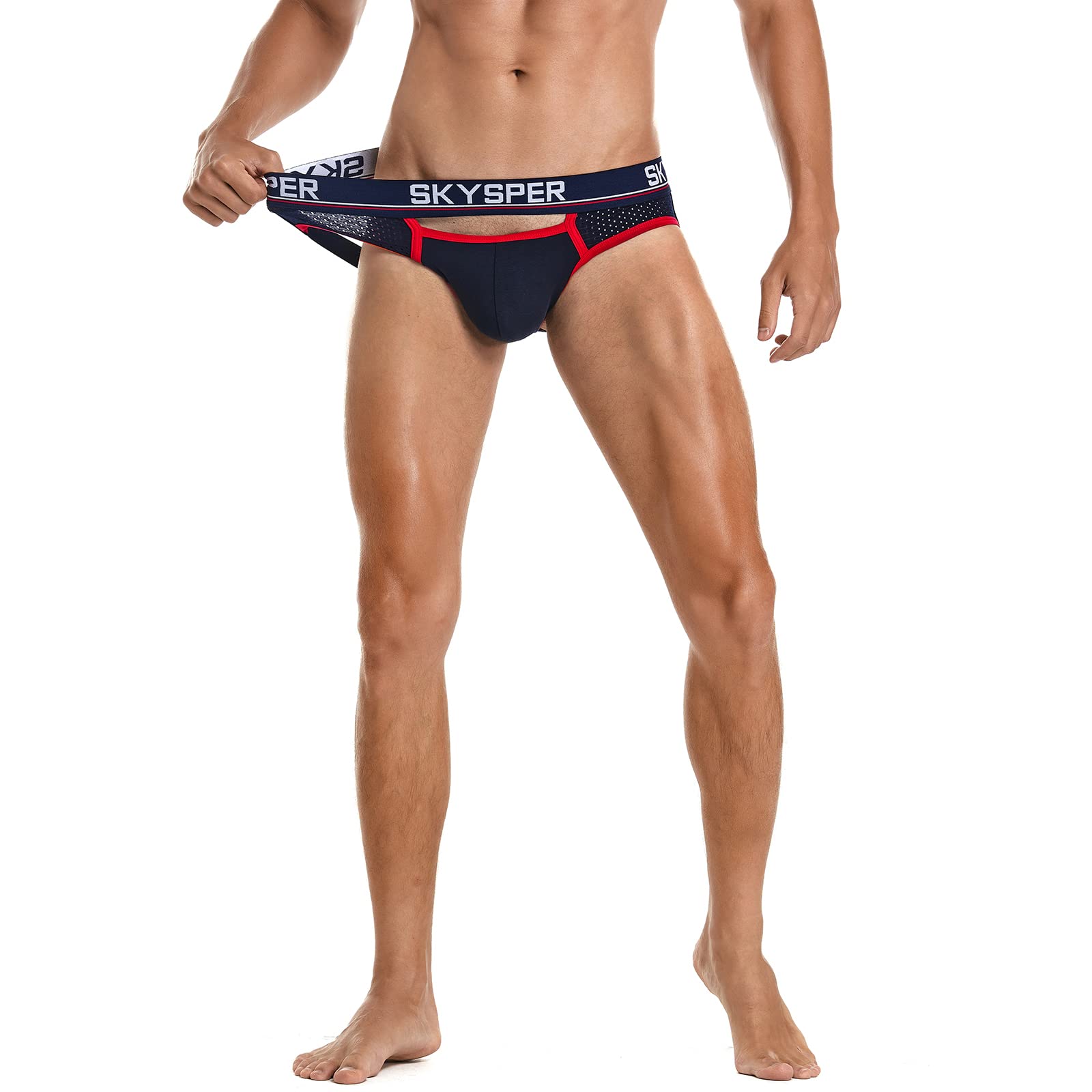 **SKYSPER Men's Athletic Jockstrap Support Underwear - Breathable & Comfortable for Sports, Workout & Intimate Wear**    *(Perfect for Gym, Running, Cycling & Sensual Moments)*