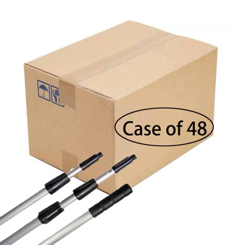48 Pcs Extendable Aluminum Lightweight Pole 33-58 Inch - Adjustable Telescoping Rod for Cleaning, Painting, Photography & Outdoor Activities