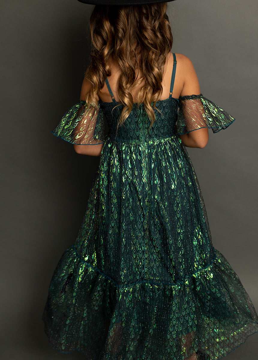 Chloe Oil Slick Print Dress for Women | Elegant Party & Evening Wear | Perfect for Date Night, Cocktail Parties & Special Occasions