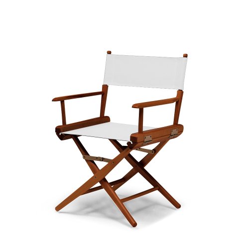 White With Walnut Frame