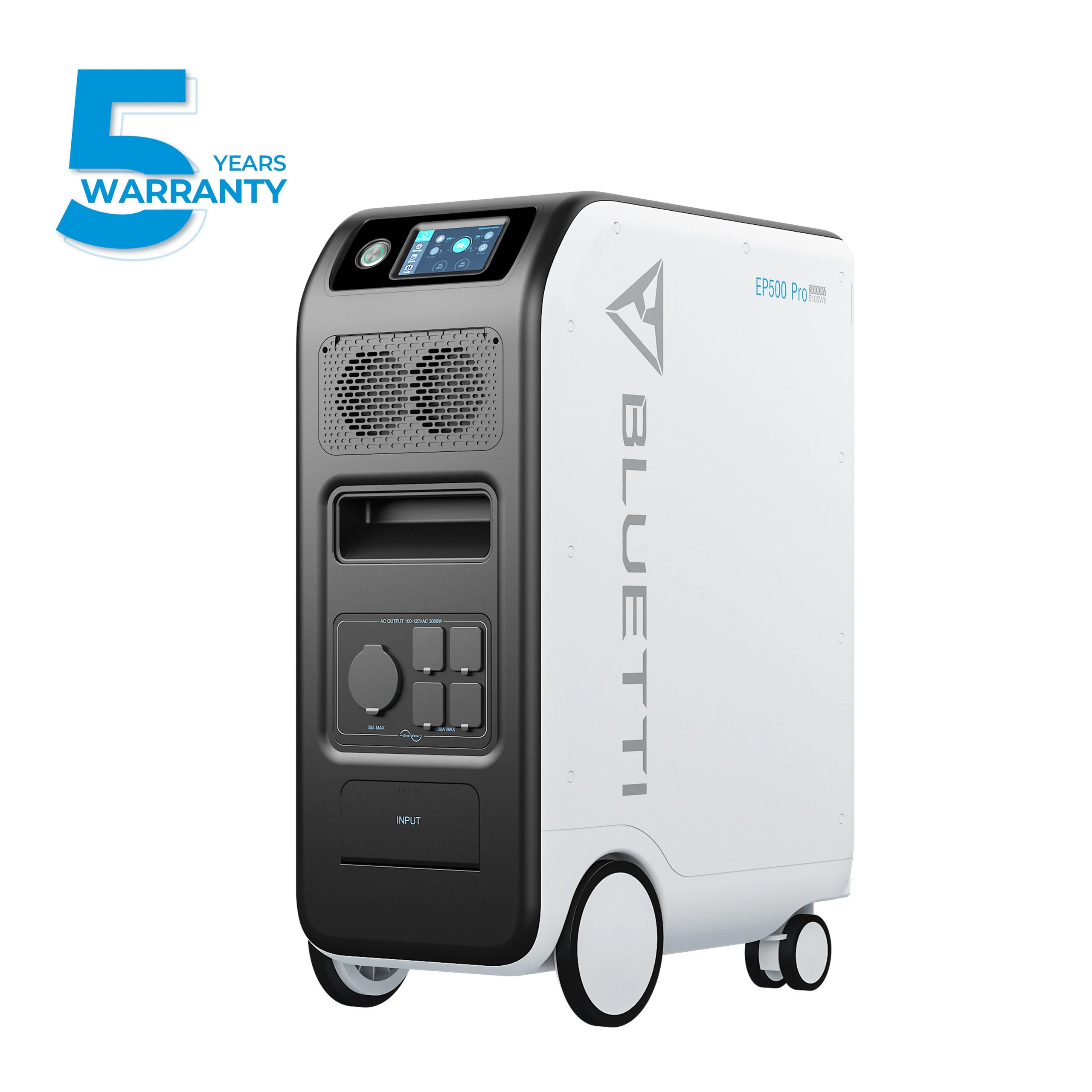 Bluetti EP500 5100Wh 2000W Solar Generator Portable Power Station with Custom Solar Panel Bundle - Perfect for Camping, RV Trips, and Emergency Backup Power