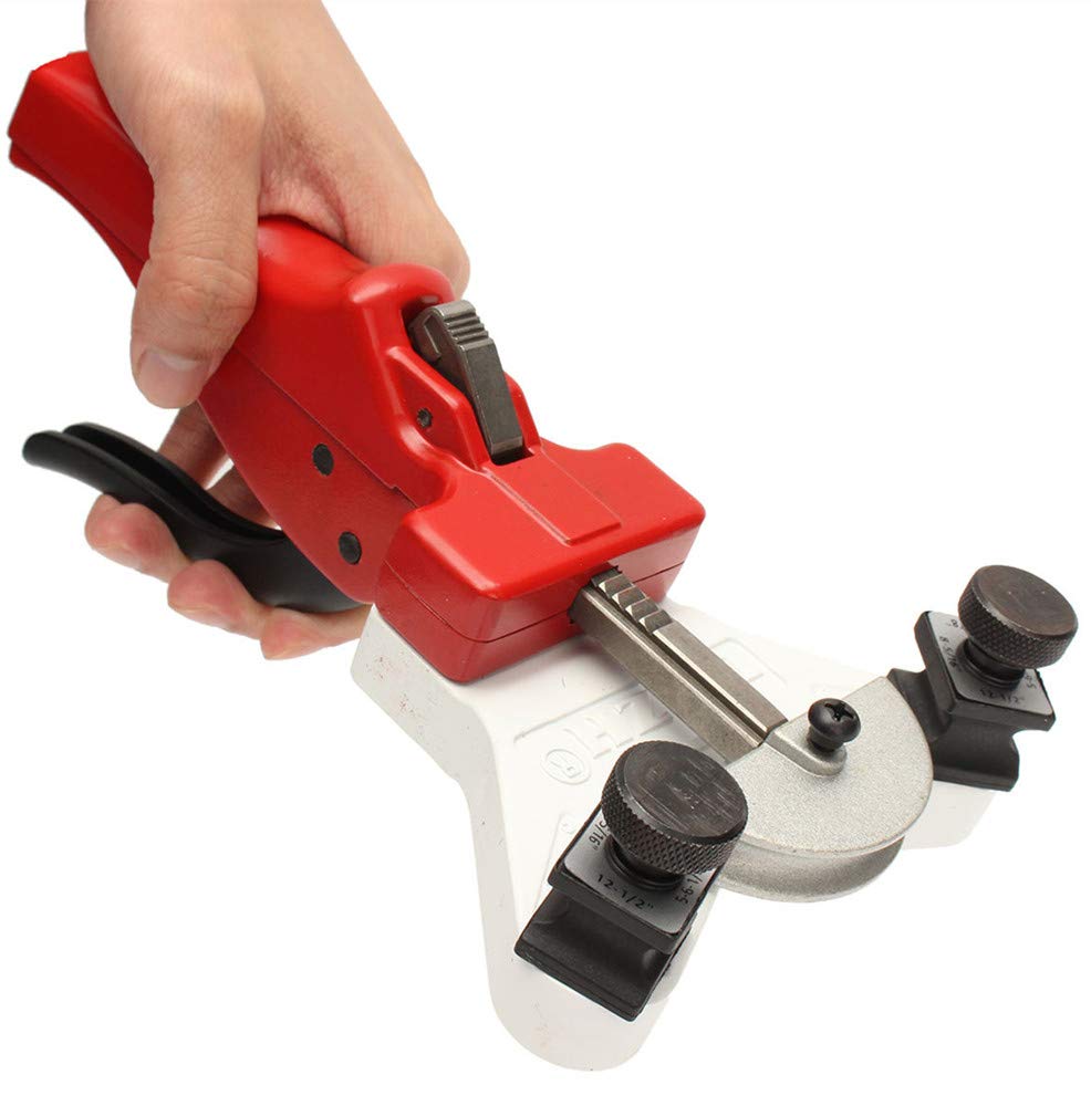 NEWTRY 90 Degree Manual Copper Pipe Bender Kit (3/16