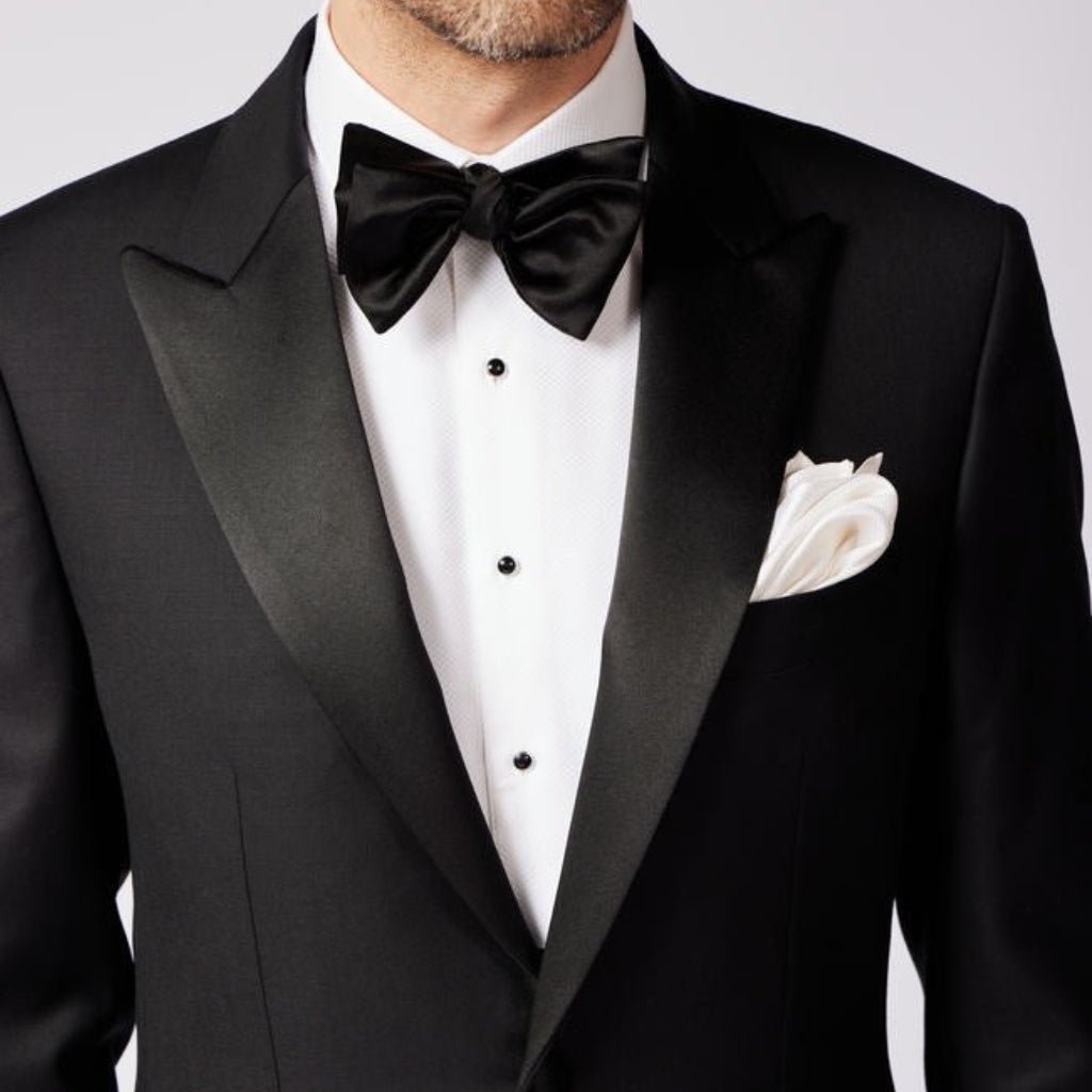 ABELARD Textured White Pocket Square - Elegant Silk Handkerchief for Men's Suits, Weddings & Formal Events