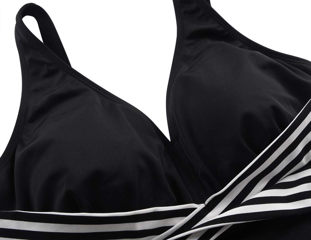 **Septangle One Piece Swim Dress for Women - Plus Size V Neck Tummy Control Swimwear | Bathing Suits for Beach, Pool & Vacation**