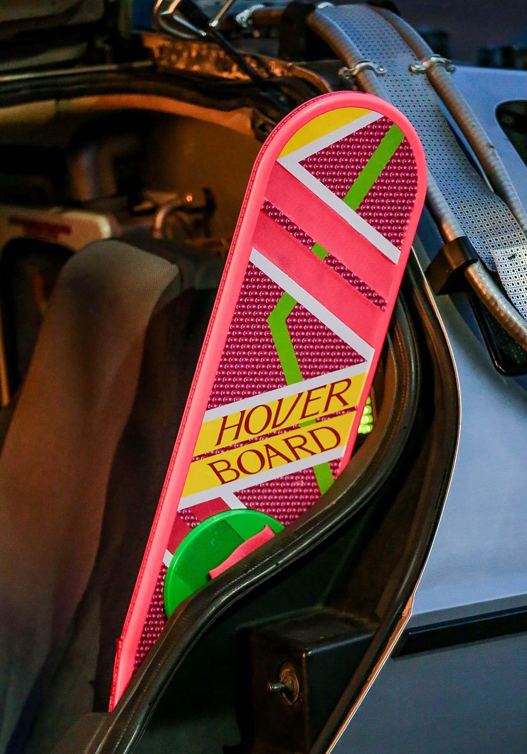 Back to The Future Hoverboard 1:1 Scale Movie Prop Replica - Authentic Sticker Details & Adjustable Strap - Perfect for Cosplay, Halloween Costumes, and Sci-Fi Collectibles
