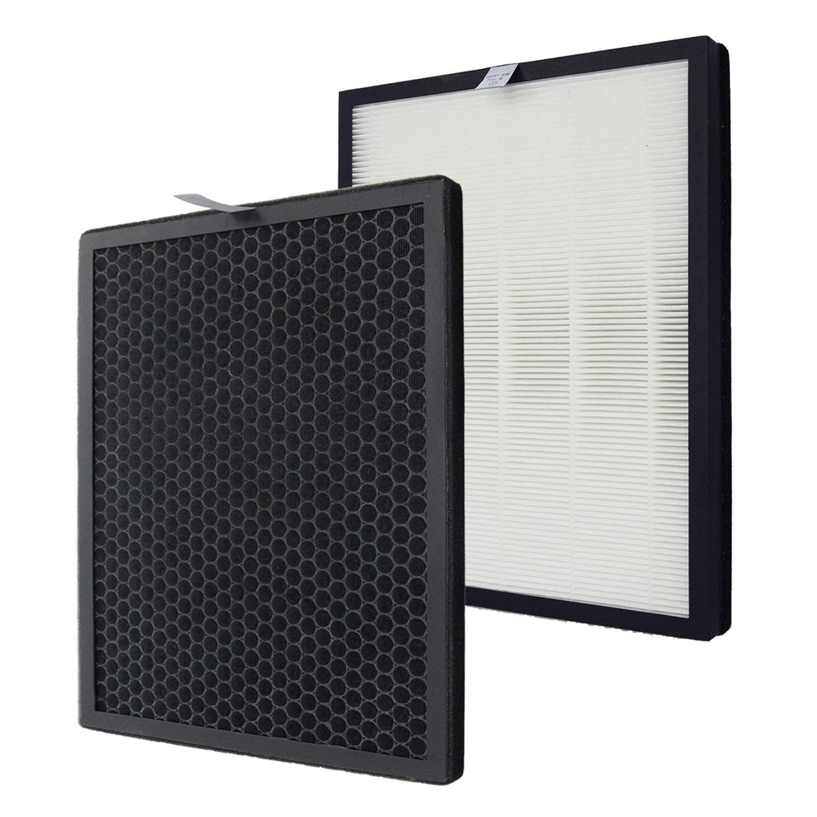 PUREBURG Replacement Filter Set for Alexapure Breeze 3049 AP-B102 Air Purifier - H13 HEPA & Activated Carbon Filter - Removes PM2.5, Odors, Smoke & VOCs - Perfect for Home, Office & Allergy Relief