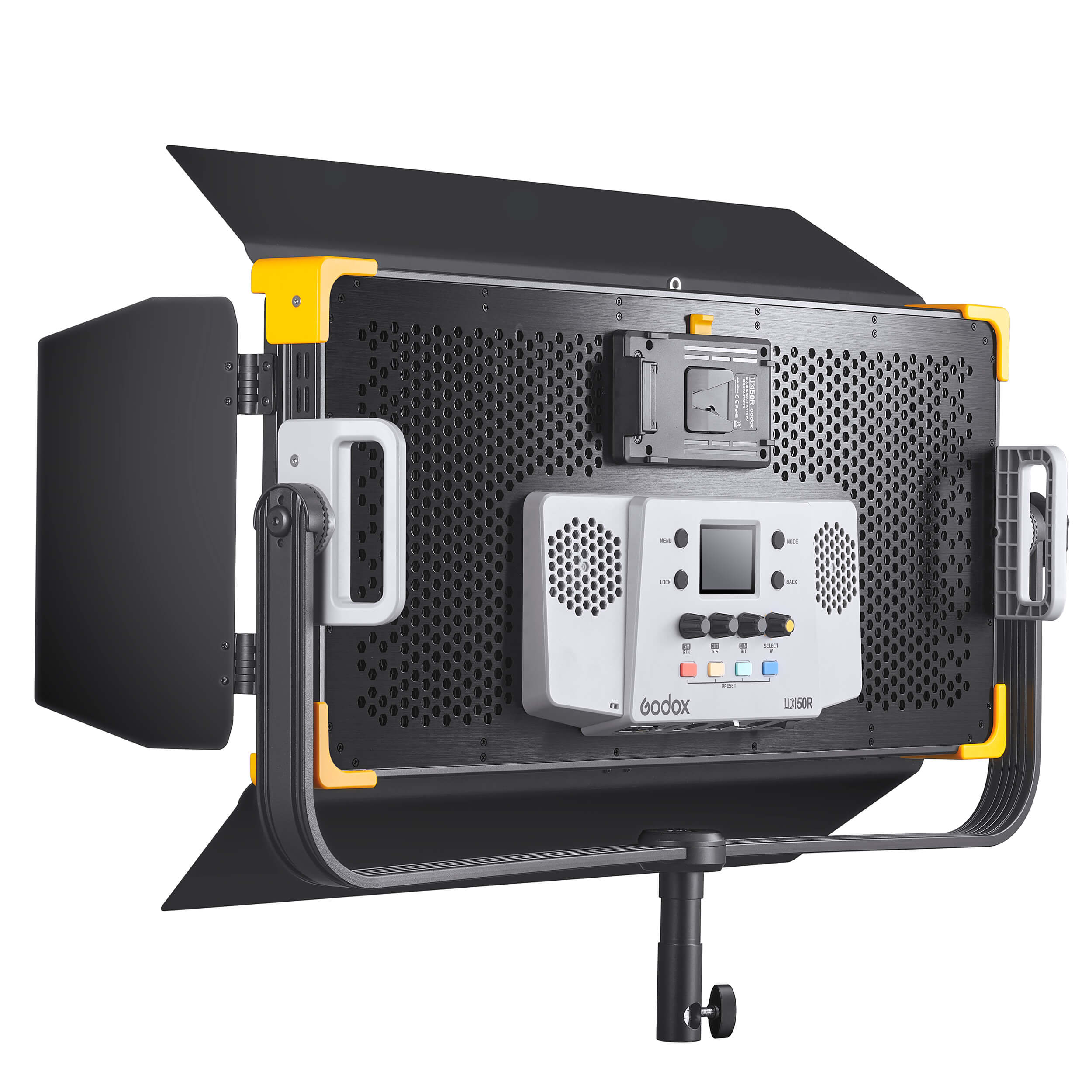LD150R 2500K-8500K Adjustable RGB LED Panel Light for News, Live Video & Photography Studio Lighting - Perfect for YouTube, TikTok, and Professional Streaming Setups