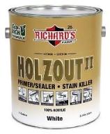 Richards Paint HOLZOUT II Primer & Sealer - Professional Stain Blocker for Wood & Drywall - Perfect for Interior/Exterior Surfaces Before Painting