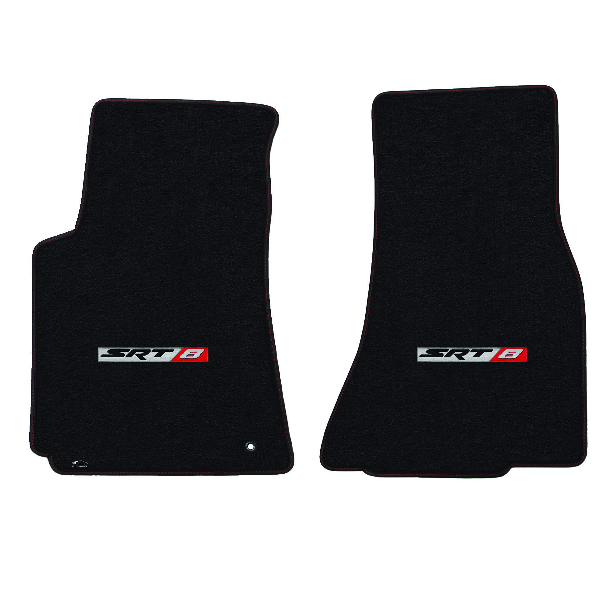 Premium Custom-Fit Carpeted Floor Mats for Dodge Challenger 2008-2010 - Charcoal Luxury Car Floor Liners (2PC Front Set) | All-Weather Protection & Enhanced Interior Style