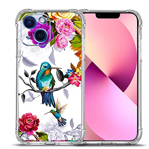 Hummingbird In Flowers Style