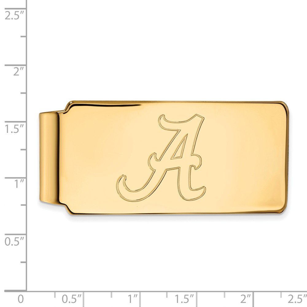 Official Alabama Crimson Tide Logo Money Clip - Premium Stainless Steel Cash Holder for Men - Perfect for Gifts, Travel & Everyday Use