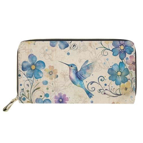 Vintage Hummingbird Flower