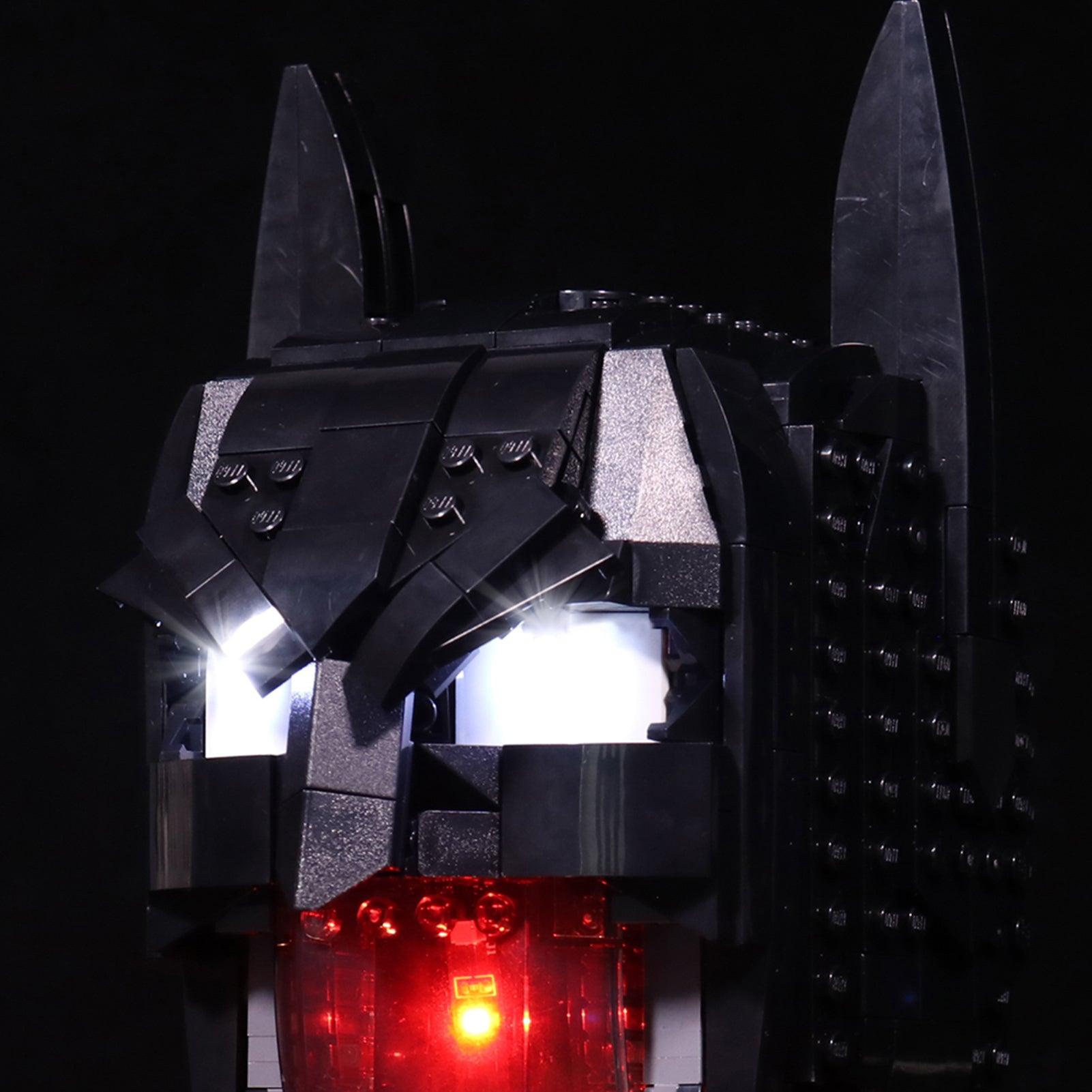 LEGO DC Batman Cowl 76182 Light Kit - LED Lighting Set for Superhero Display & Home Decor