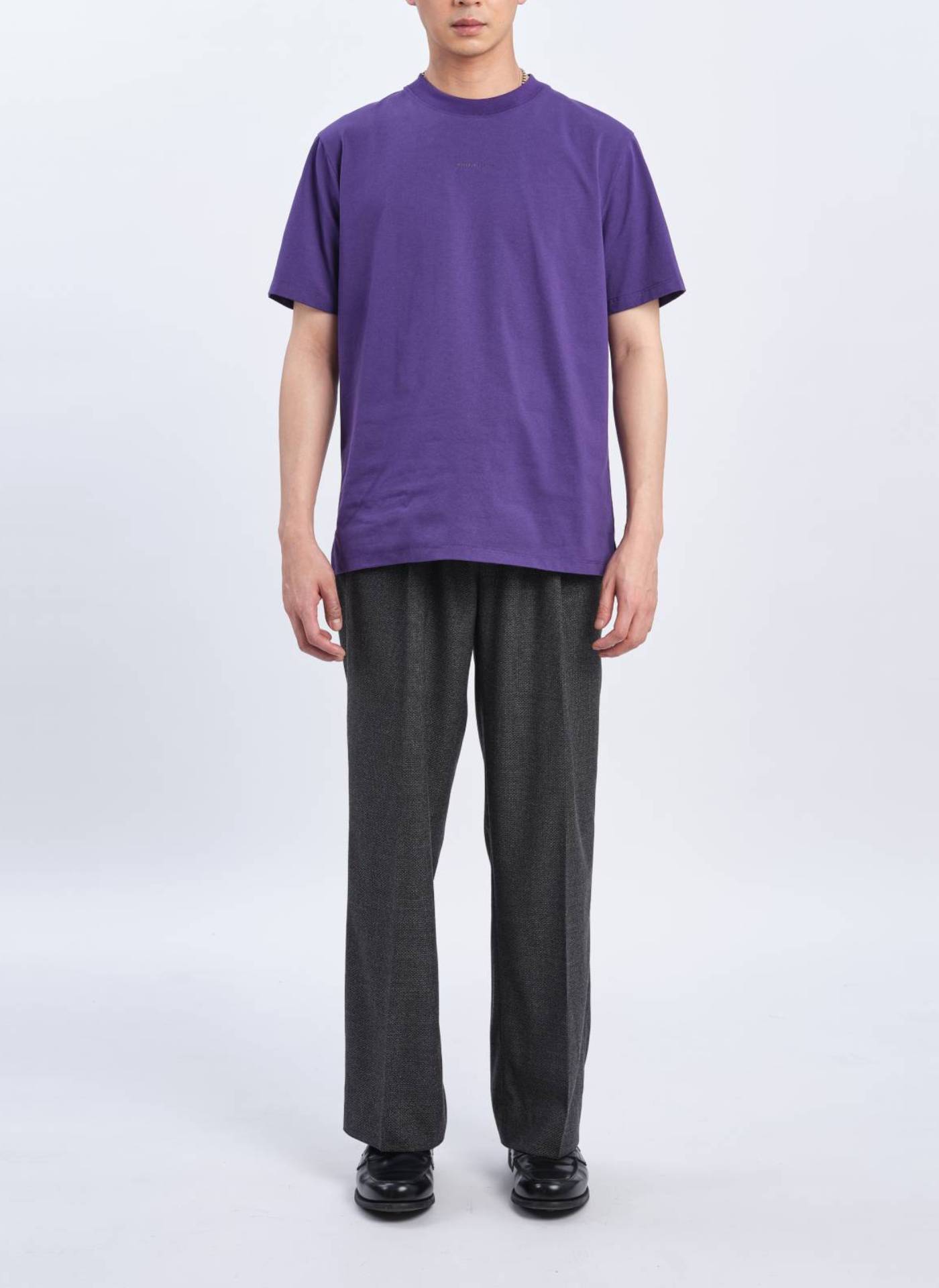 Premium Mercerized Cotton T-Shirt (T01) - Soft Breathable Men's Basic Tee for Casual Wear & Layering