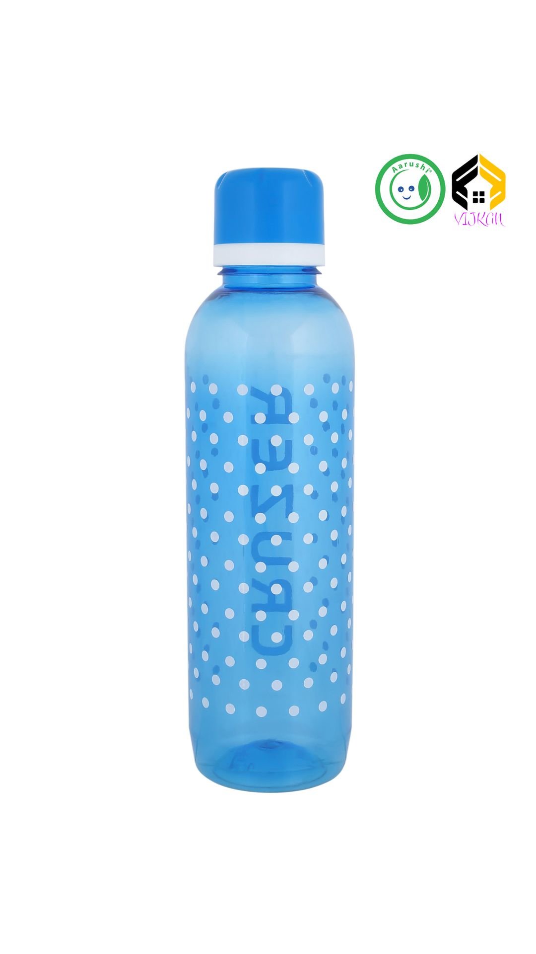 Aarushi BPA-Free Food Grade Plastic Water Bottle Set of 3 | Reusable Leak-Proof Multicolor Bottles for Gym, School, Office & Outdoor Activities