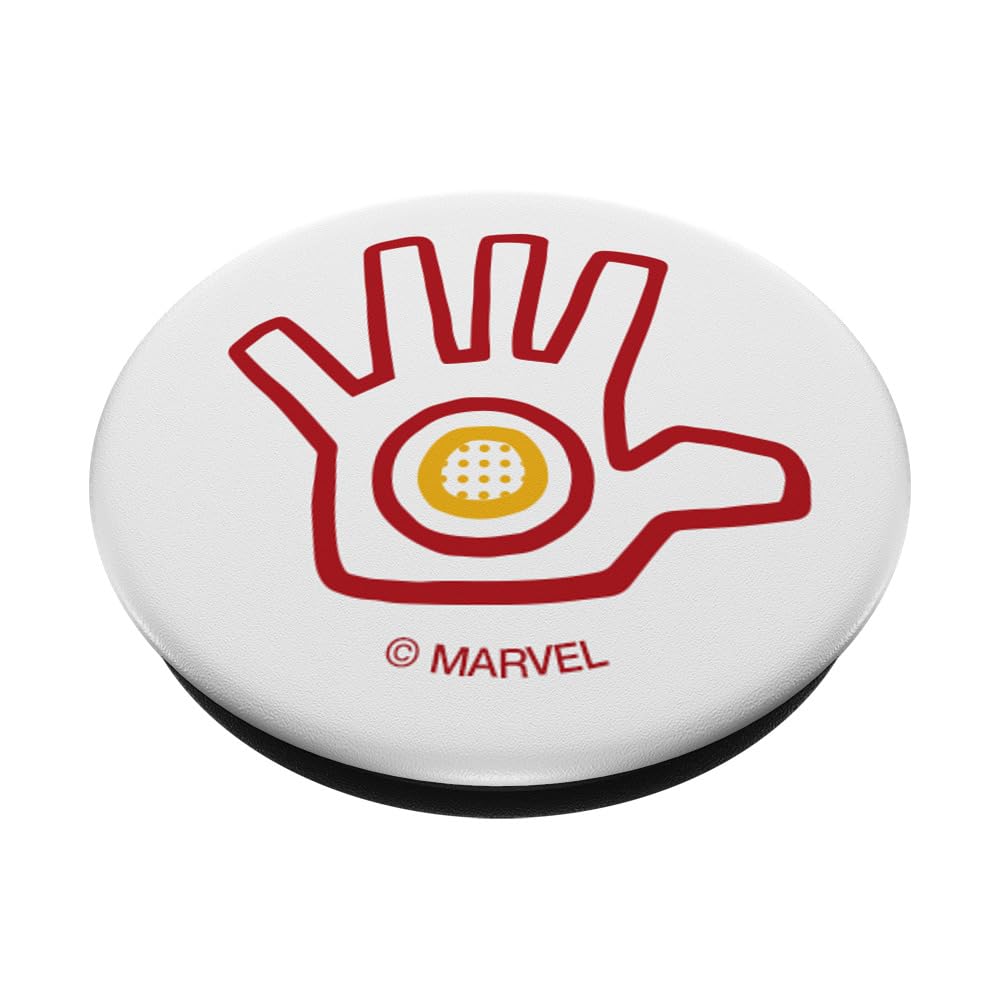 Marvel Iron Man Tony Stark Hand Drawing PopSockets Standard PopGrip - Swappable Phone Grip & Stand for iPhone, Samsung, Smartphones - Perfect for Fans, Gifts, and Everyday Use