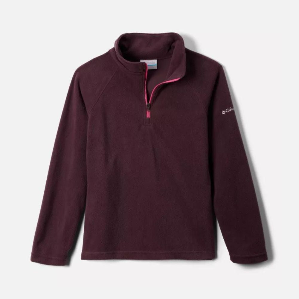 Columbia Glacial Micro Fleece Jacket for Girls - Warm Winter Ski Fleece (Ages 4-5) | Moonvista Color | Perfect for Skiing, Snowboarding & Outdoor Winter Activities